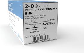 Suture Silk China 12pcs