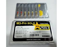 M3-Pro+ Gold Rotary Files 4% (6pcs)